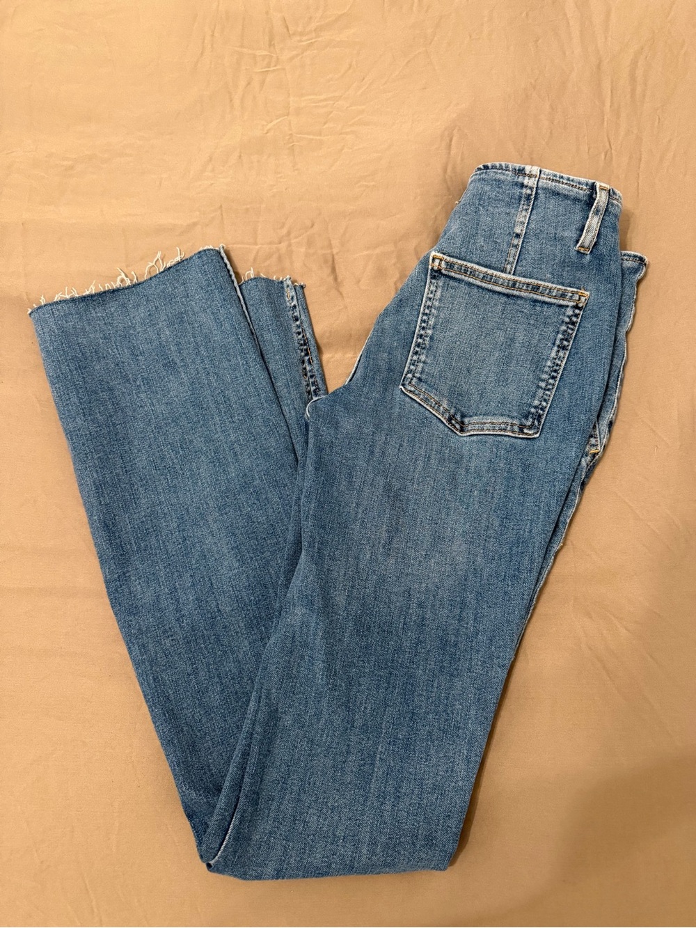 We The Free Mid-Blue Straight-Leg Women's Jeans